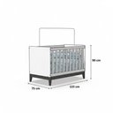 Ver imagem 4 de Jogo de Quarto para Bebe Completo 4 Portas Flip Branco com Savana