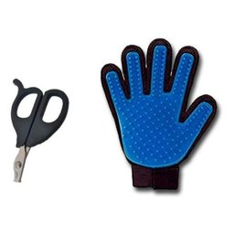 Tesoura Gato Corte Unha Para Gatos E Luva Tira Pelos - 1