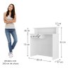 Balcão Reto para Atendimento Recepção Salão Caixa - 11