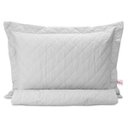 Ver imagem 1 de Par De Porta Travesseiros Matelado 100% Algodão 200 Fios 70x50cm Branco