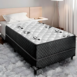 Cama Box Solteiro Conjugada D28 Ortopédico 88x188 Cm - 2
