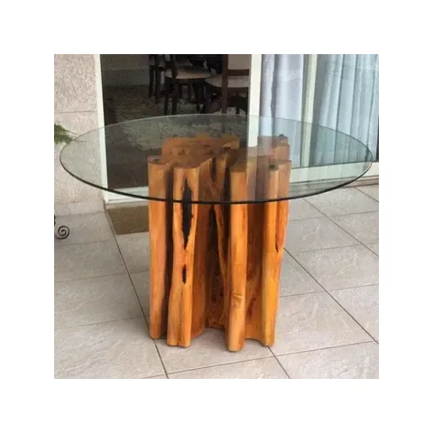 BASE ORGÂNICA D45X71CM -  PARA TAMPO DE VIDRO - PREÇO UNITÁRIO