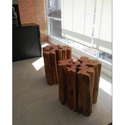 BASE ORGÂNICA D45X71CM -  PARA TAMPO DE VIDRO - PREÇO UNITÁRIO - 3