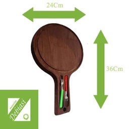 Kit 10 Tábua De Frios Premium Madeira Rustica Lisa - 3