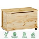 Ver imagem 4 de Baú Brinquedos Organizador Madeira Maciça Elisa Natural Idimex