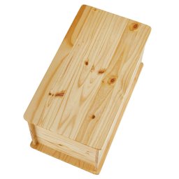 Baú Brinquedos Organizador Madeira Maciça Elisa Natural Idimex - 7