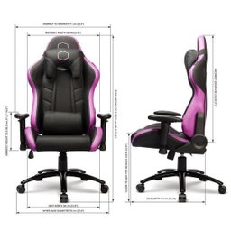 Cadeira Gamer Cooler Master Caliber R2 Preta - 5