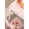 Conjunto Infantil de Mesa e Cadeira Tramontina Beni Rosa em Polipropileno com Quadro de Atividades - 3