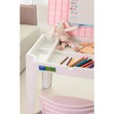 Ver imagem 5 de Conjunto Infantil de Mesa e Cadeira Tramontina Beni Rosa em Polipropileno com Quadro de Atividades