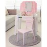 Conjunto Infantil de Mesa e Cadeira Tramontina Beni Rosa em Polipropileno com Quadro de Atividades - 4