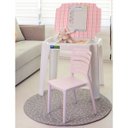 Ver imagem 4 de Conjunto Infantil de Mesa e Cadeira Tramontina Beni Rosa em Polipropileno com Quadro de Atividades