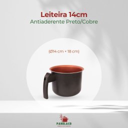 Kit Premium Antiaderente – Leiteira 14 Cm + Frigideira 18 Cm - 2
