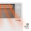 Ver imagem 4 de Aquecedor Elétrico Painel Digital 2000W Branco 220V Comfort Heat EAQ04 - Eos