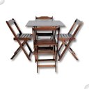 Ver imagem 6 de Kit 10 Conjuntos Mesas Dobráveis 70x70 com 4 Cadeiras