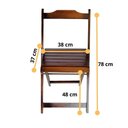 Ver imagem 2 de Kit 10 Conjuntos Mesas Dobráveis 70x70 com 4 Cadeiras