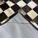 Ver imagem 3 de Tapete de couro marrom tabuleiro 1,50x2,00 com bordas pç 10
