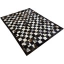 Ver imagem 2 de Tapete de couro marrom tabuleiro 1,50x2,00 com bordas pç 10