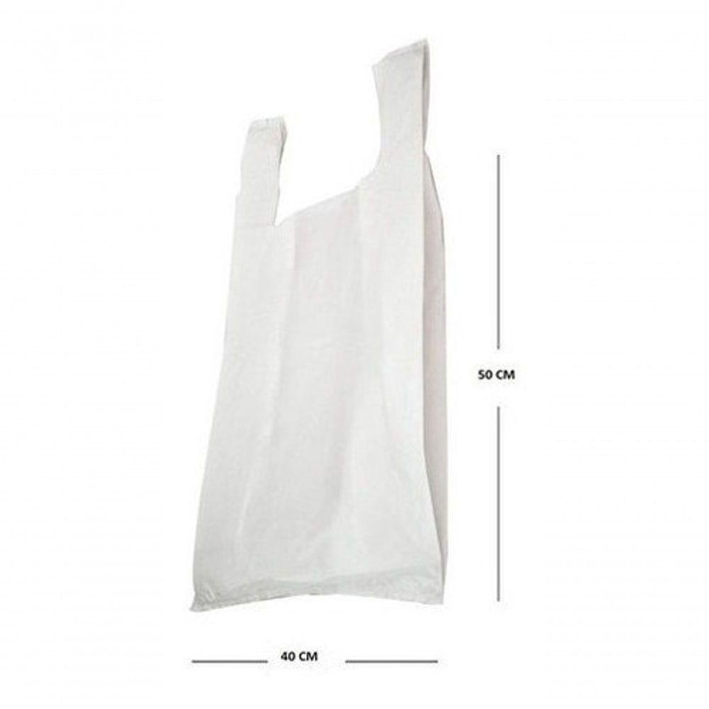 Sacola Plástica Reciclada Reforçada 40x50 Branca - 4 Kg - 3