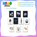 Ver imagem 3 de Kit 10 Placas MDF Infantil Arco-Íris e Coelho Parede A4