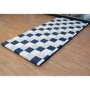 Ver imagem 5 de Tapete Infantil Mosaico Almofadado para Quarto 218x100cm Keiko Colchões - Azul Marinho