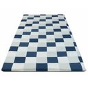 Ver imagem 2 de Tapete Infantil Mosaico Almofadado para Quarto 218x100cm Keiko Colchões - Azul Marinho