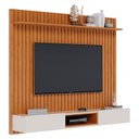 Ver imagem 3 de Painel para Tv Home Suspenso Ripado Ambiente Loft 1.8 Nature Off White - Imcal