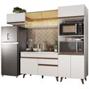 Ver imagem 1 de Armário de Cozinha Reims 260001 com Balcão e Tampo Branco
