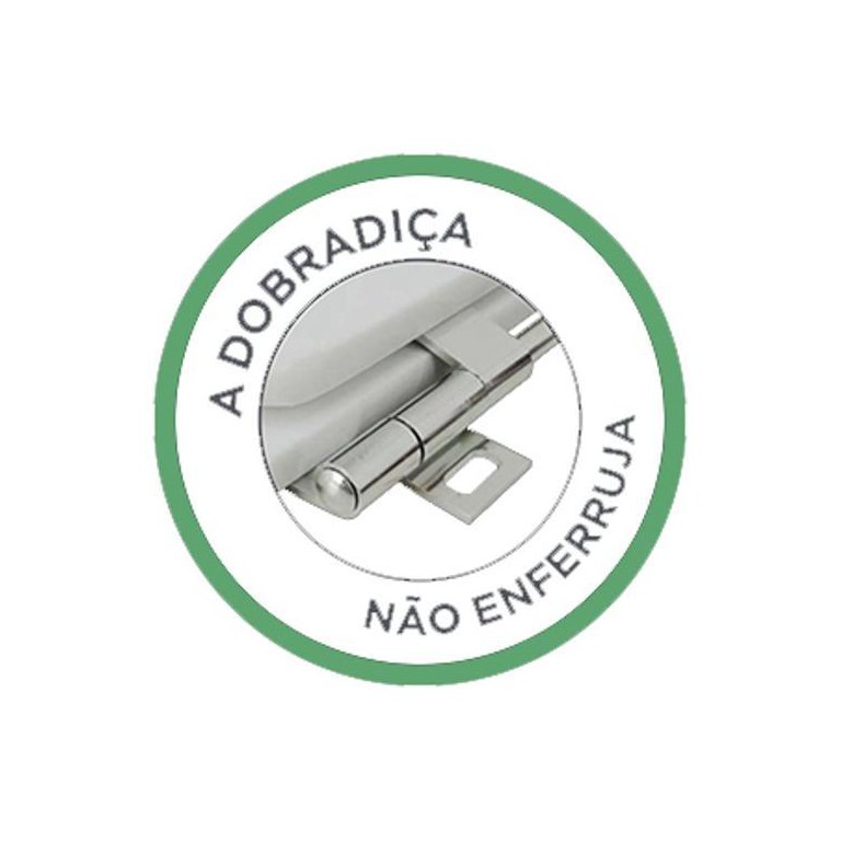 Assento Sanitário Suite Branco Tampa para Vaso Incepa em Mdf
