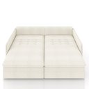 Ver imagem 3 de Sofá Cama Retrátil para Sala de Estar 234cm Una K01 Bouclê Cru - Lyam Decor