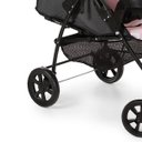 Ver imagem 3 de Carrinho de Bebe Galzerano Romano 0 a 15KG 1035PTC PRETO ROSA