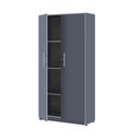 Ver imagem 3 de Conjunto para Escritório Lumeus 2 Portas 2 Gavetas MDP Azul Casah