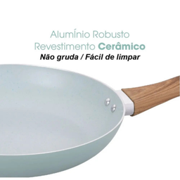 Frigideira Verde Revestimento Cerâmico Antiaderente 24cm Casambiente - 4