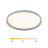 Lustre Plafon Led 60w Cinza Redondo 40cm Multicor Bivolt - 2