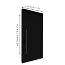 Ver imagem 3 de Porta de Alumínio Pivotante com Fechadura Digital 268x130cm Lucasa Eccellente Abertura Esquerda