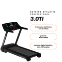Ver imagem 3 de Esteira Profissional Athletic Amazon 3.0ti 25km/h Suporta150kg Inclinação Eletrônica 26 Programas Pa
