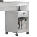 Ver imagem 3 de Mesa para Computador Giga 1 Gaveta Branco - Valdemóveis