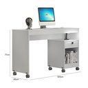 Ver imagem 4 de Mesa para Computador Giga 1 Gaveta Branco - Valdemóveis