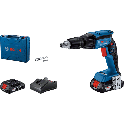 PARAFUSADEIRA BOSCH P/DRYWALL C/2BAT 18V 2AH+MALETA GTB 185LI