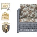 Ver imagem 4 de Mesa Centro e 3 Poltronas Madri Corda Náutica Estofado 6 Trama Original