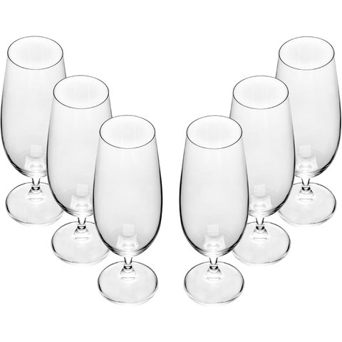 Conjunto 6 Taças 380ml em Cristal Ecológico para Cerveja - Linha Gastro/colibri Wolff