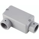 Ver imagem 1 de Condulete Fixo Tipo "lr" 1/2" com Tampa / sem Rosca / com Pintura Eletroestática a Pó