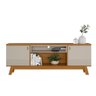 Rack para Tv 75 Polegadas Colorado Nature Off White Linea Brasil - 2