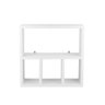Nicho Decorativo Organizador para Banheiro Branco 40cm Nancy - 5