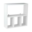 Ver imagem 6 de Nicho Decorativo Organizador para Banheiro Branco 40cm Nancy