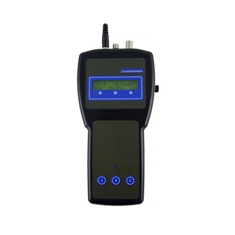 Condutivímetro Digital Medidor Ec E Tds Faixa 0 a 20Ms Interface Rs-232 Cd-830 Portátil