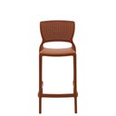 Ver imagem 2 de Cadeira Tramontina Safira Alta Bar em Polipropileno e Fibra de Vidro Terracota