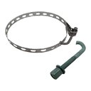 Ver imagem 1 de Abracadeira Ajustavel Cg3 Telecom Bap 3 com Parafuso Ferragens Ftth - Ferragens Par