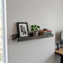 Ver imagem 3 de Prateleira de Parede Tipo Calha 60cm em Madeira Pinus Tabaco