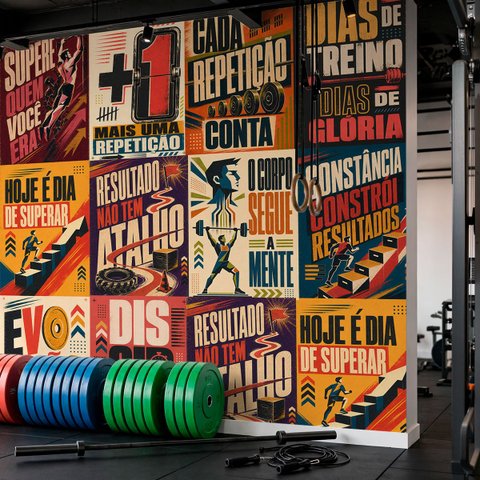 Kit de Lambe Lambe Adesivo - Fitness Funcional 2