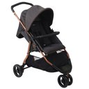 Ver imagem 1 de Carrinho de Bebê Burigotto Cr3 de 0 até 15kg para Passeio Cinza Escuro com Cobre